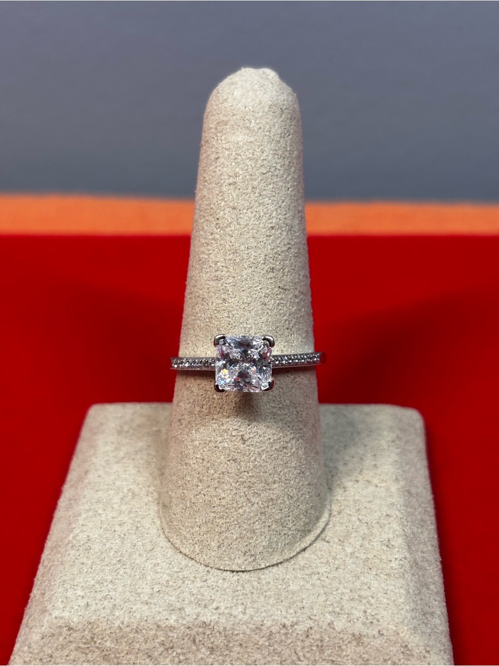925 Silver Classic Cushion-Cut Solitaire Engagement Ring (9)